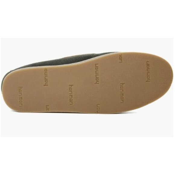 NEW Hari Mari Men Hacienda Pewter Gray Shearling Lined Slipper Size 12 $160 [jb] - Picture 4 of 14